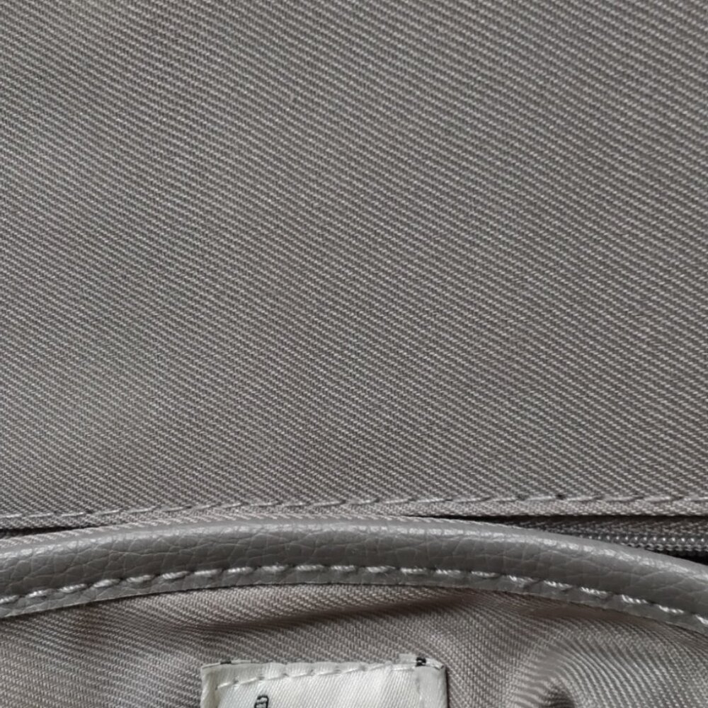 Vegan Leather/Faux Gray Pebble texture (a new day) backpack - Picture 4 of 11